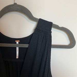 Free people beach bound tank in black medium